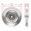 Aluminium Kabelkatrollen