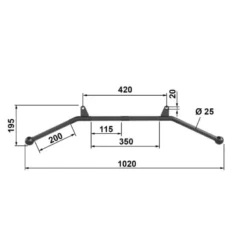 ATX Dual-⁠Eye Lat Bar