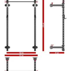 ATX Folding Wall Rack FBR-⁠750