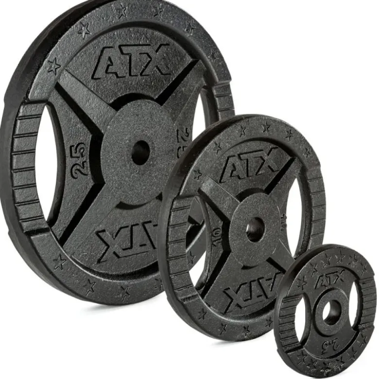 ATX Gietijzeren 2-Grip Halterschijven 30 mm