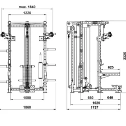 ATX Half Rack Pull Station HCR-⁠780