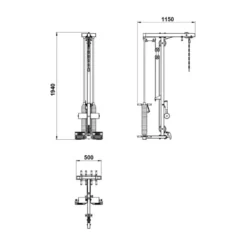 ATX Lat Pulley Option LTO-⁠640 -⁠ 115 kg Gewichtstapel