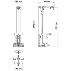 ATX Lat Pulley Option LTO-520 - 100 kg Gewichtstapel