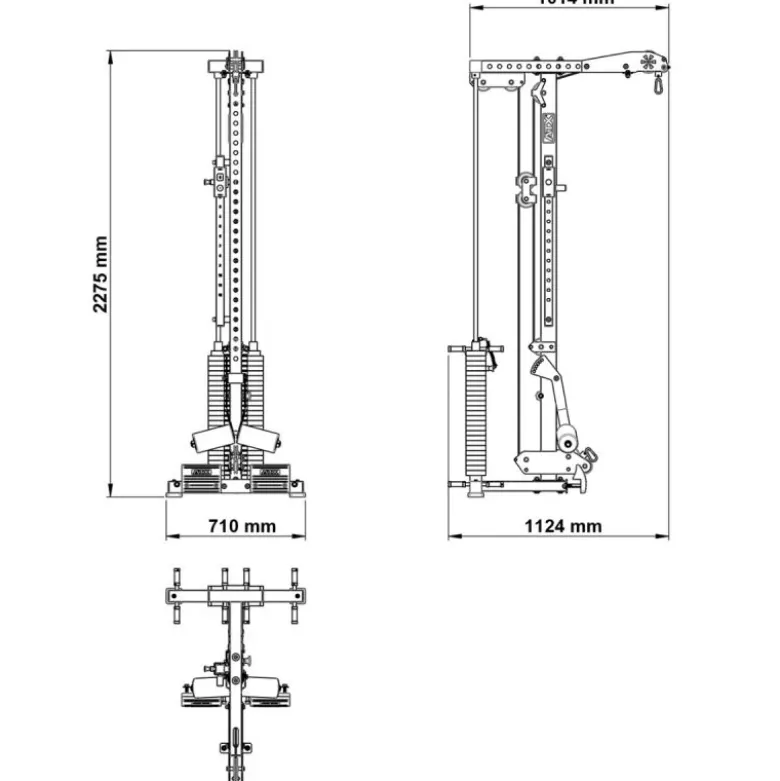 ATX Lat Pulley Option LTO-780 - 125 kg Gewichtstapel