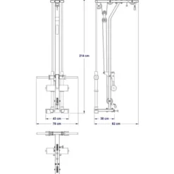 ATX Lat Pulley Option LTO-⁠650 -⁠ Plate Loaded