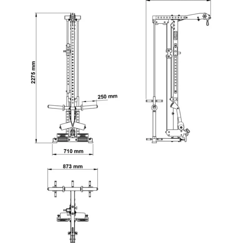 ATX Lat Pulley Option LTO-780 - Plate Loaded