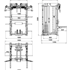 ATX Multi Pull Smith Rack MPHR-⁠780