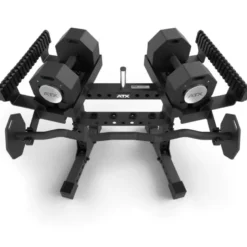 ATX Octa Dumbbells 2 x 36 kg + Curlstang + Opbergrek