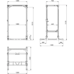 ATX Power Rack PRX-⁠660