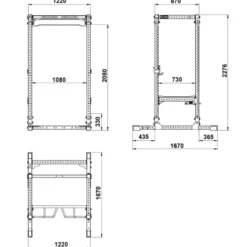 ATX Power Rack PRX-780 2.0