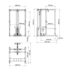 ATX Power Rack PRX-510 - Complete Home Gym Set