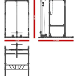 ATX Power Rack PRX-⁠710 + Lat Pulley