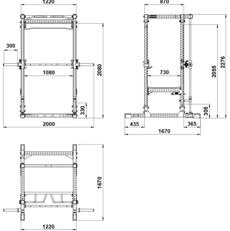 ATX Power Rack PRX-780 2.0 + Smith Machine Option