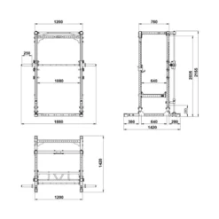 ATX Power Rack PRX-⁠660 + Smith Machine Option