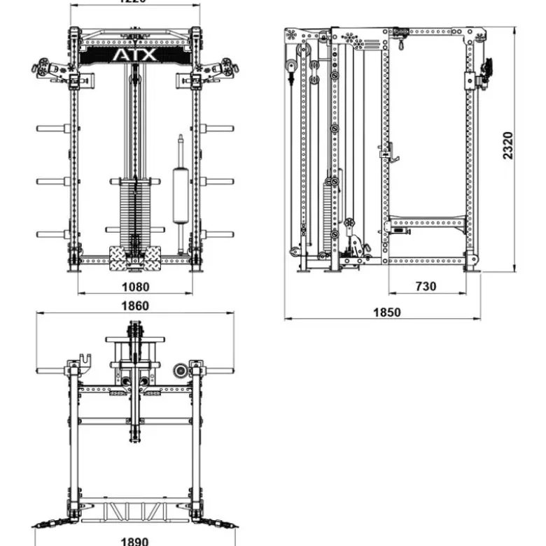 ATX Power Rack Pull Station FCR-780