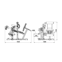 ATX Seated Leg Extension/Leg Curl BCO-680