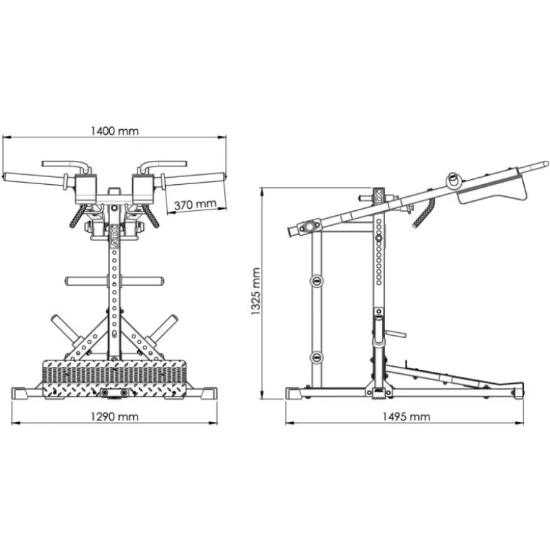 ATX Squat Machine / Viking Press SQM-700