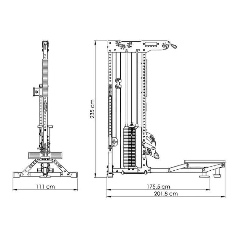 ATX Trinity Lat Machine LSW-850