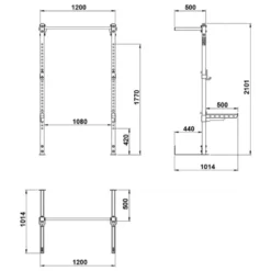 ATX Wall Rack HRW-⁠640