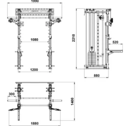 ATX Wall Smith Rack WSR-⁠640