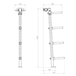 ATX Wall Storage Rack