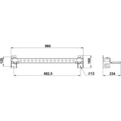 ATX Wall Storage Tube 600