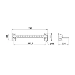 ATX Wall Storage Tube 500