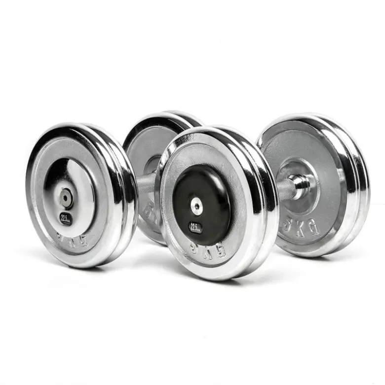 CHD Dumbbells Chroom - 1 kg stappen