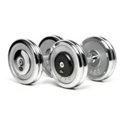CHD Dumbbells Chroom - 2,5 kg stappen