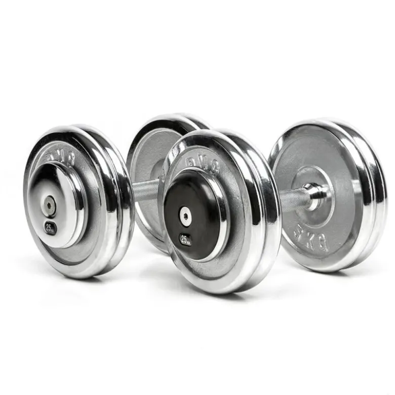 CHD Dumbbells Chroom - 2,5 kg stappen