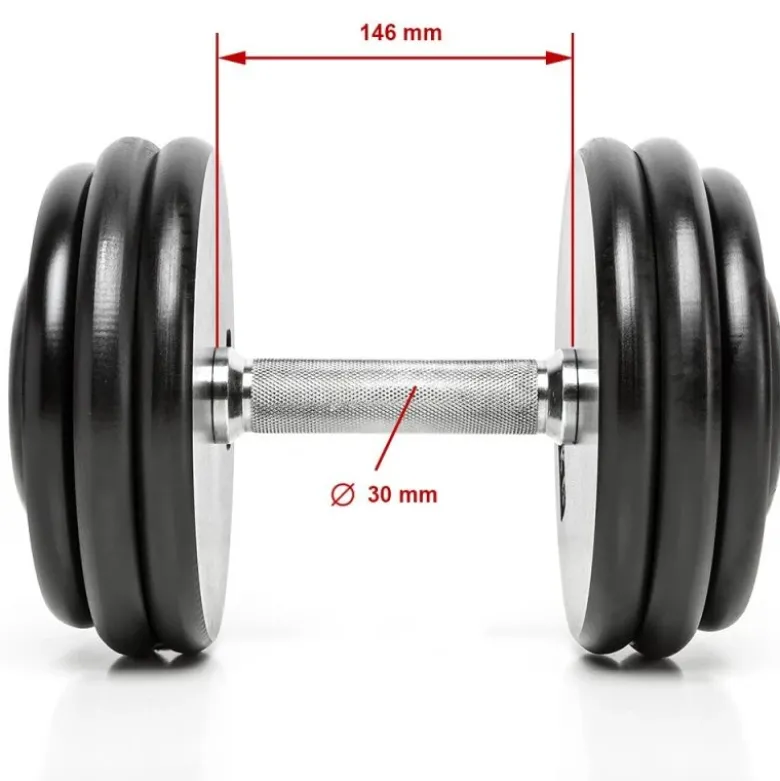 CHD Dumbbells Gietijzer - 2 kg stappen