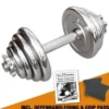Chromen Dumbbell 15 kg / 1 kg stappen