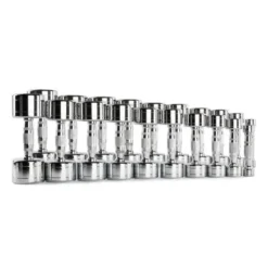 Chromen Dumbbell Set met ATX Opbergtoren