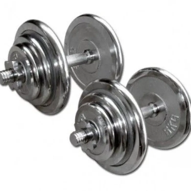 Chromen Dumbbell Set 2 x 20kg