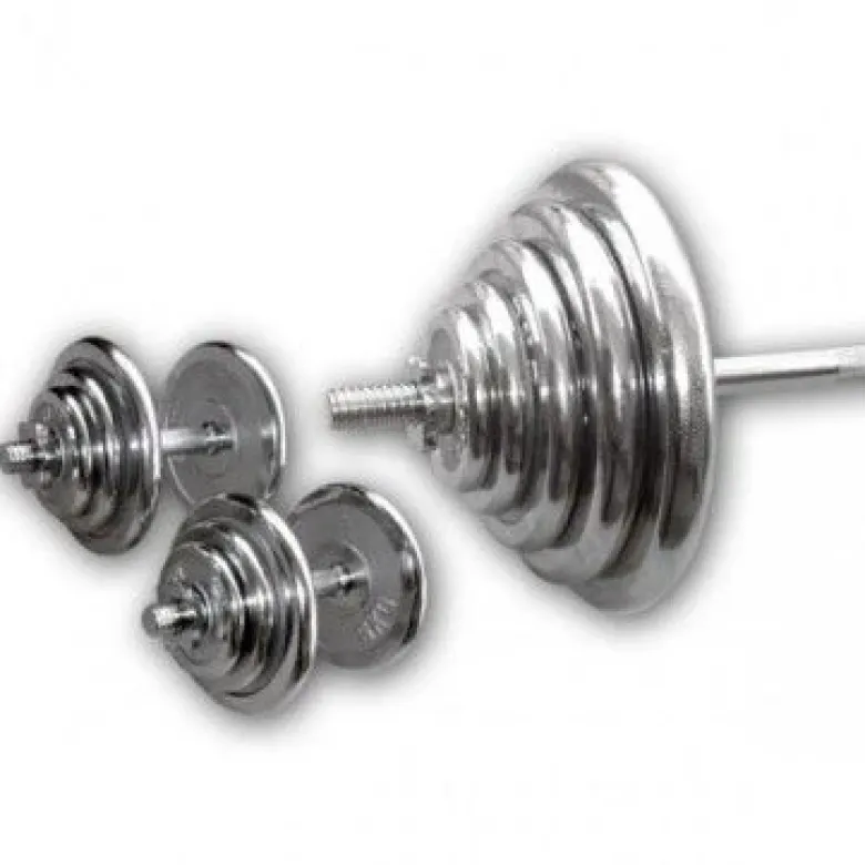 Chromen Halter Plus Set 100kg
