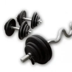 Gietijzeren Super-⁠Curl Set 47,5kg