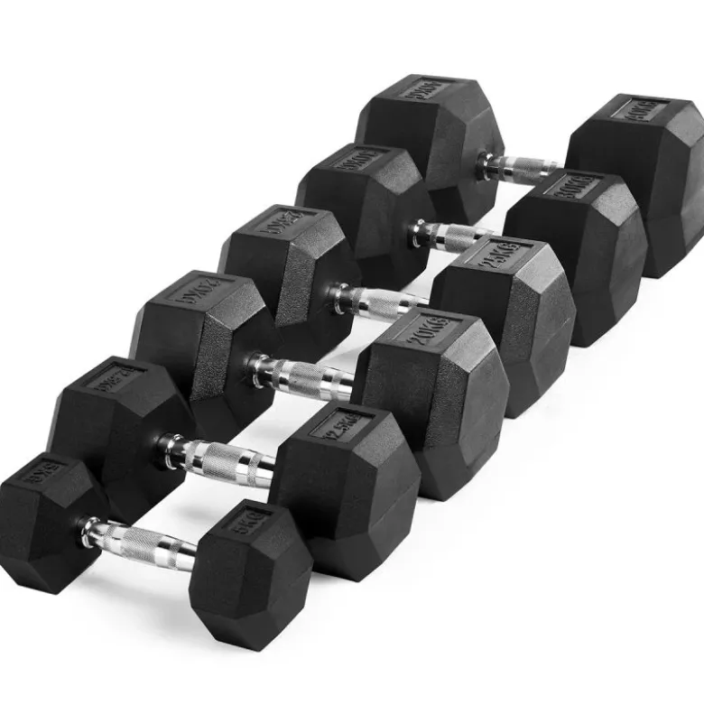 Hex Dumbbells Rubber