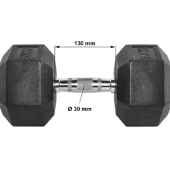 Hex Dumbbells Rubber