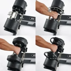 Nuobell Adjustable Dumbbells 2 -⁠ 20 kg