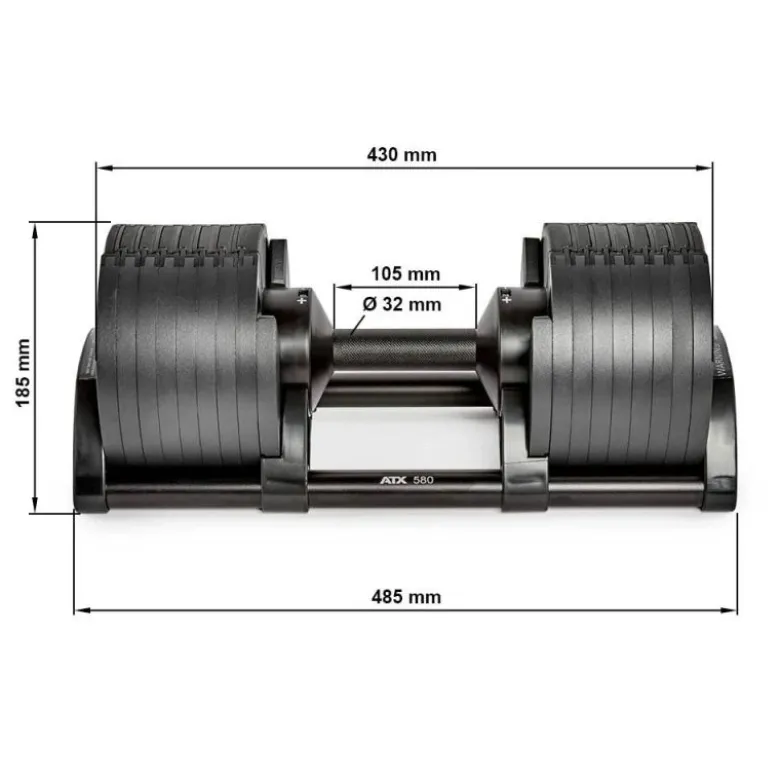 Nuobell Adjustable Dumbbells 5 - 80 lbs