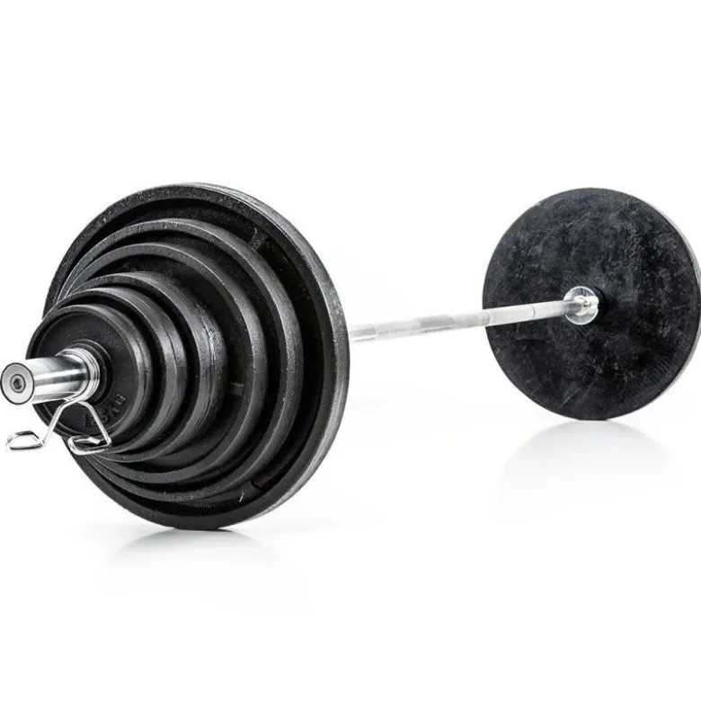 Olympische Halterset 145 kg Gietijzer