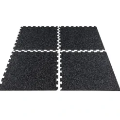 Puzzelmat 96 x 96 x 1 cm -⁠ Zwart/grijs