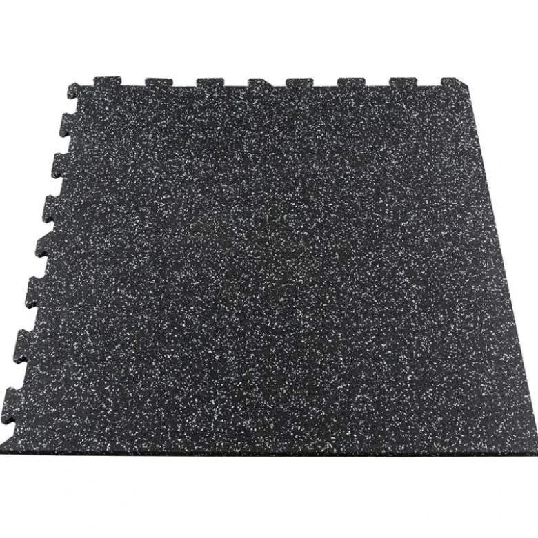 Puzzelmat 96 x 96 x 1 cm - Zwart/grijs