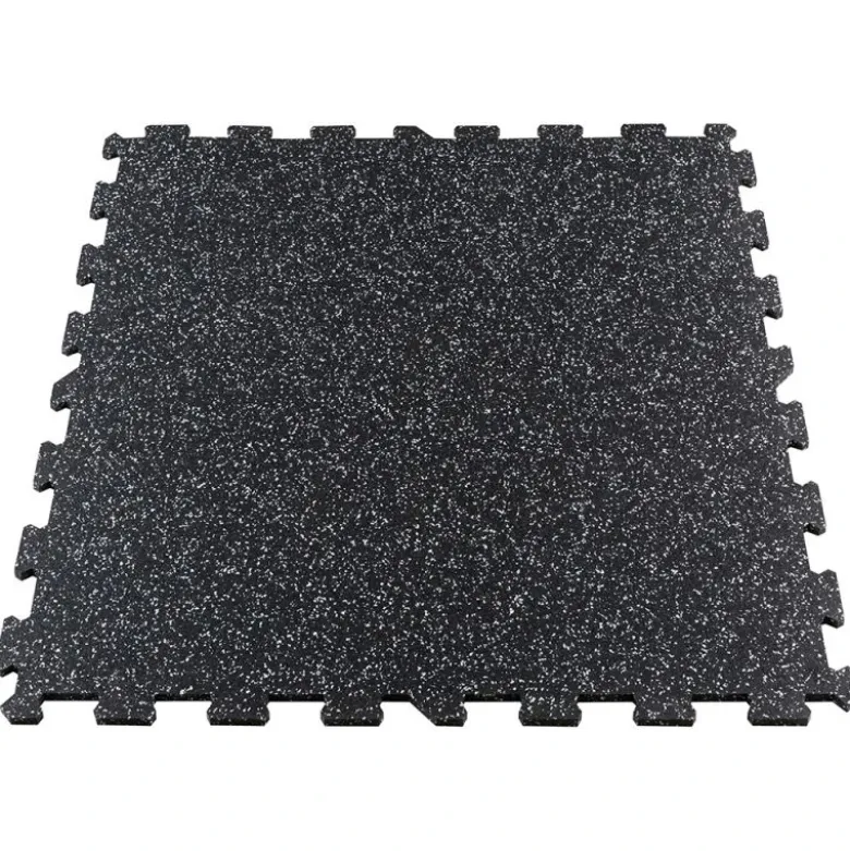 Puzzelmat 96 x 96 x 1 cm - Zwart/grijs