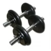 Rubberen Dumbbell Set 2 x 15kg