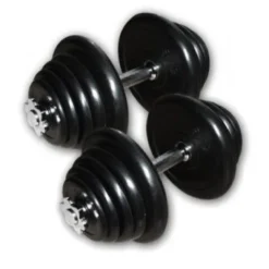 Rubberen Dumbbell Set 2 x 25kg