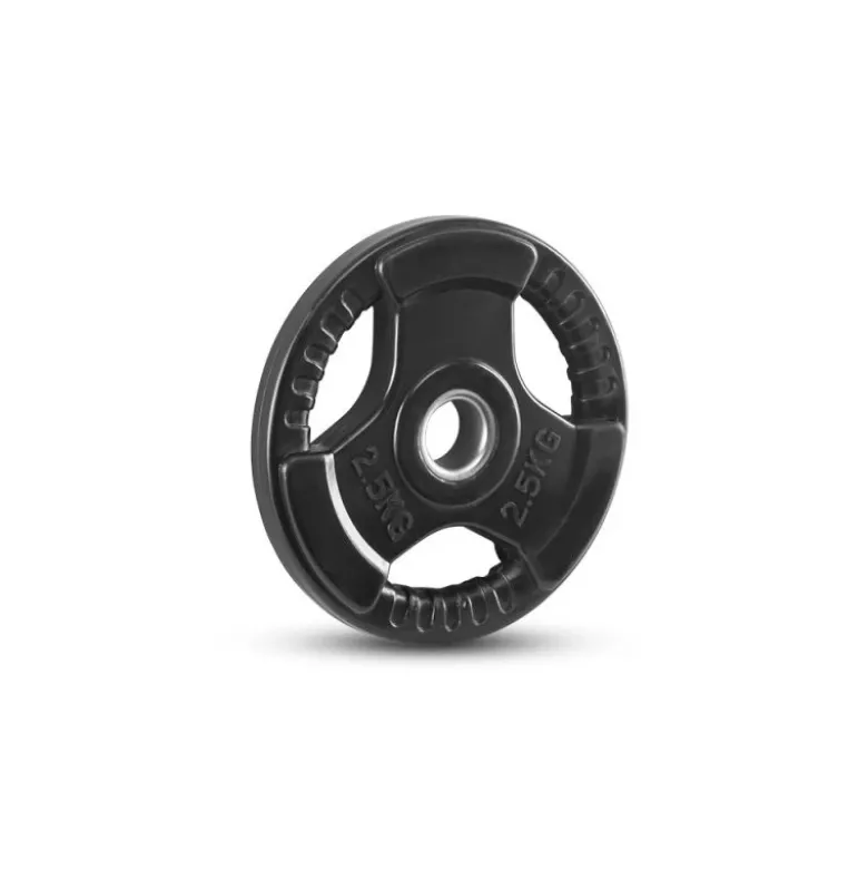 Rubberen standaard grip halterschijven