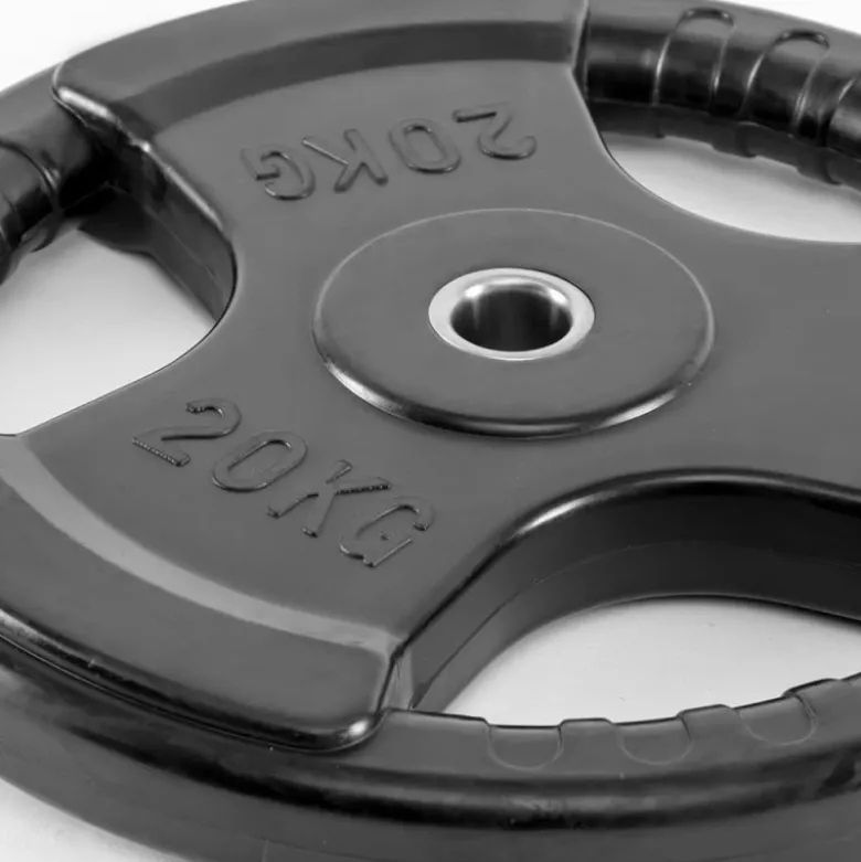 Rubberen standaard grip halterschijven