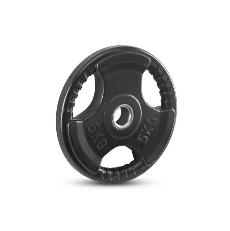 Rubberen standaard grip halterschijven