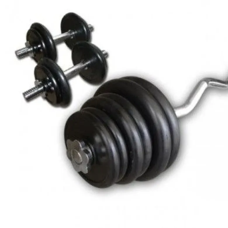 Rubberen Super-Curl Set 47,5kg